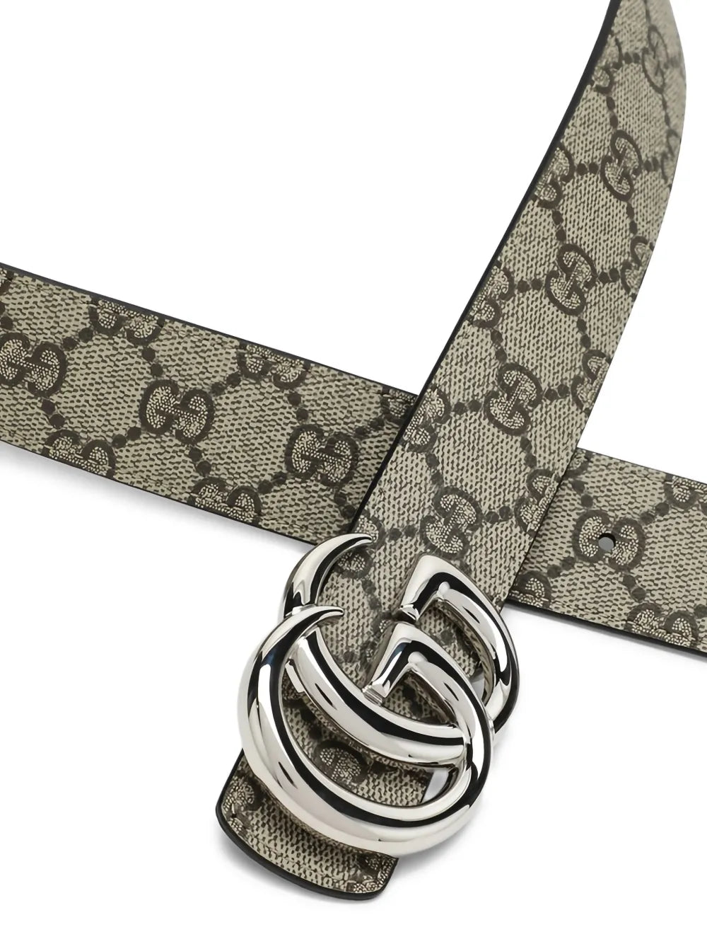 Guuccii Supreme leather Gg reversible belt