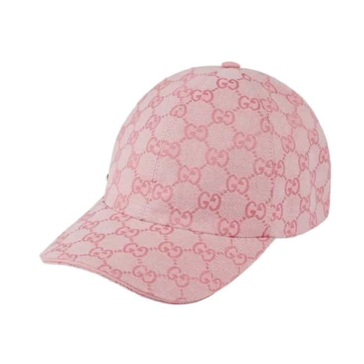 Guuccii Canvas Baseball GG Cap Pink